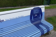 Die AXEL PRAHL Bank an der Steilküste